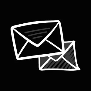 Hier zou een afbeelding moeten staan van een envelop met een brief