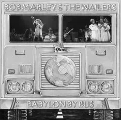 Hier zou een afbeelding moeten staan van de cd hoes van Babylon by Bus van Bob Marley